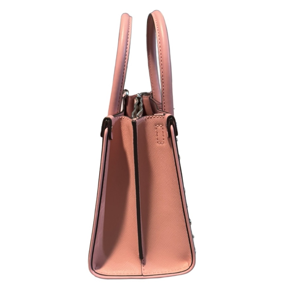 Michael Kors Primrose Pink Small Leather Satchel NWOT - Picture 6 of 8